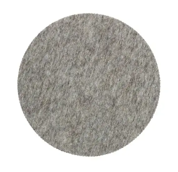 Bosch - Disque de polissage en feutre, dur, diamètre 128 mm, 5 pièces 2608612005