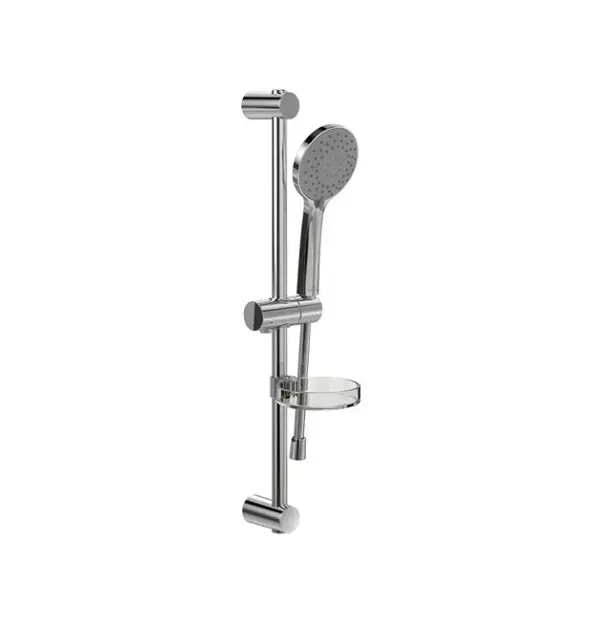Villeroy & Boch Universal Showers - Set pommeau de douche, barre et flexible, 3 jets, chrome TVS109004UK061