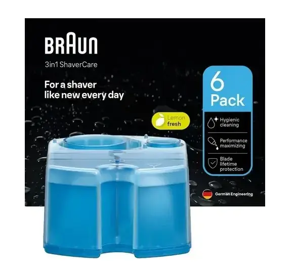 Braun – Cartouche de nettoyage Clean Renew CCR 6, 6 pièces. 7500435226356