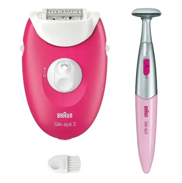 Braun – Épilateur SE3-202 Silk épil 3, rose 7500435224956