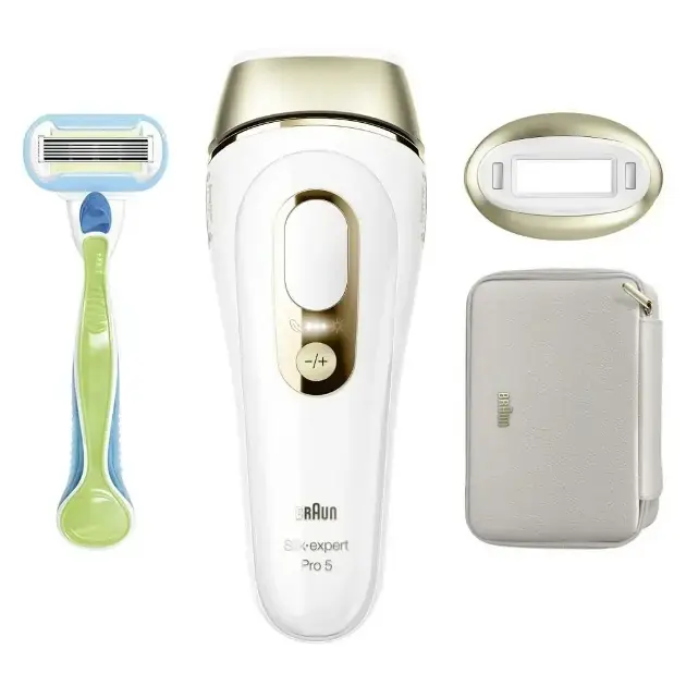 Braun – Épilateur à lumière pulsée Silk-expert Pro PL5052, blanc 7500435238427