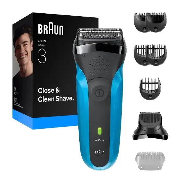 Braun – Rasoir homme Series 3 310BT, bleu/noir 4210201276425