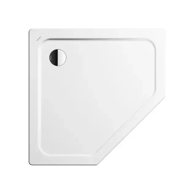 Kaldewei Avantgarde - Receveur de douche pentagonal Cornezza 670-1, 90x90 cm, sans support en polystyrène, blanc 459000010001