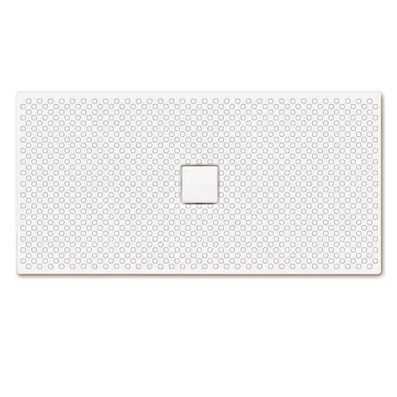 Kaldewei Avantgarde - Receveur de douche rectangulaire Conoflat 859-1, 80x160 cm, blanc - Receveur de douche, pleine largeur antidérapant, sans support en polystyrène 467530020001