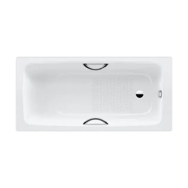 Kaldewei Advantage - Baignoire Cayono Star 753, 150x70 cm, avec trous pour poignées, antidérapante, blanche 275330000001
