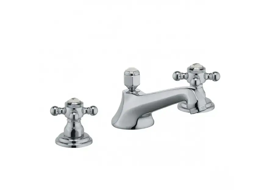 Kludi Adlon - Mitigeur de lavabo, installation 3 trous, avec vidage, chrome 510460520