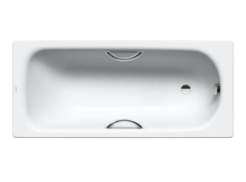Kaldewei Advantage - Baignoire Saniform Plus Star 334, 170x73 cm, avec trous pour poignées, antidérapante, blanche 133430000001