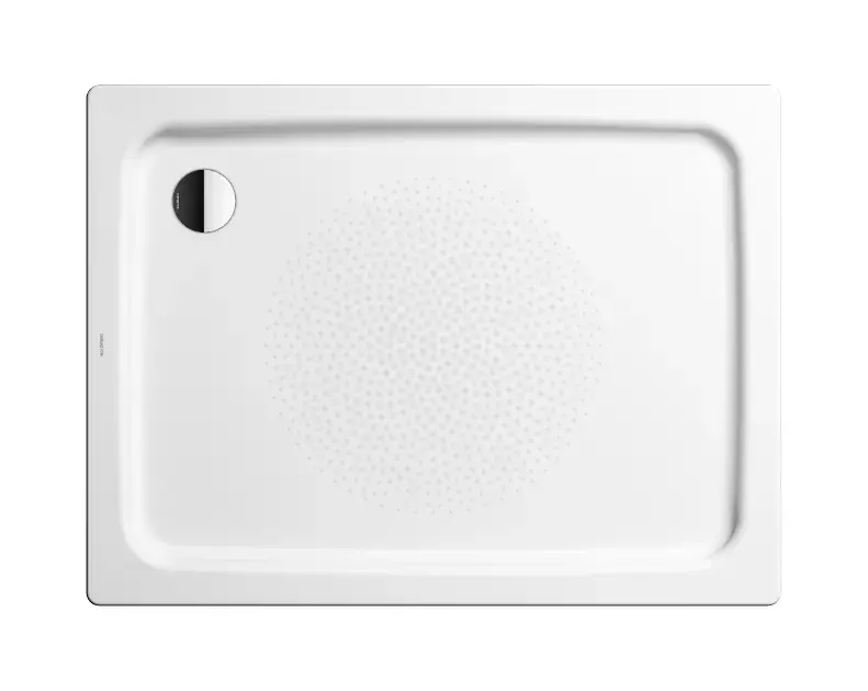 Kaldewei Ambiente - Receveur de douche Duschplan 546-2, 100x80 cm, antidérapant, avec support en polystyrène, blanc 440135000001