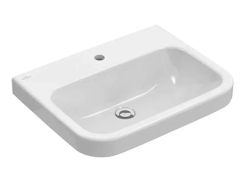 Villeroy & Boch Architectura - Lavabo 65x47 cm, sans trop-plein, trou de robinetterie, blanc alpin 41886601