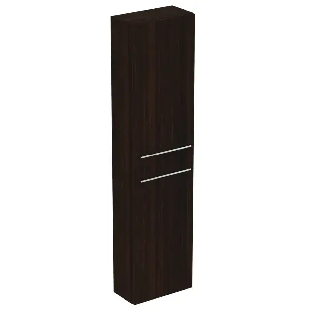 Ideal Standard i.Life S - Armoire haute 40x21x160 cm, 2 portes G / D, chêne à café T5288NW