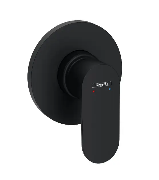Hansgrohe Rebris S - Mitigeur de douche encastré, avec corps d’encastrement, noir mat 72648670