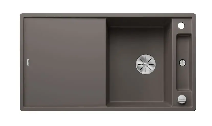 Blanco Axia III 5 - Évier en silgranit, 92x51 cm, avec accessoires, InFino, gris 527222