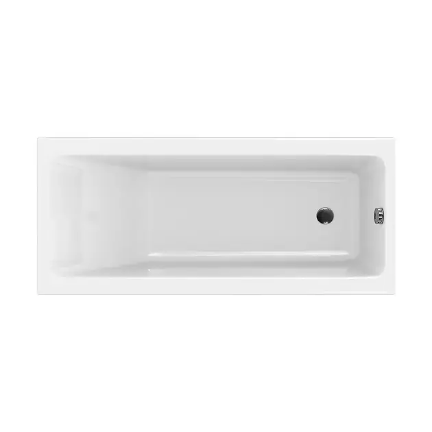 Cersanit Crea - Baignoire 170x75 cm, pieds inclus, blanc S301-226