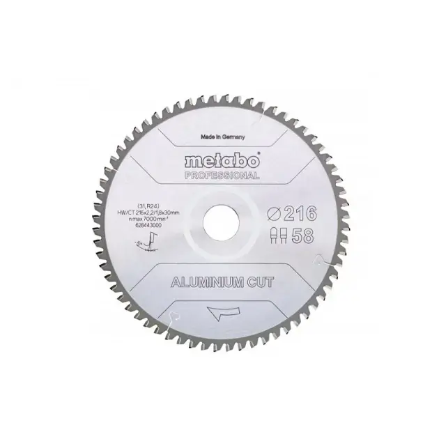 Metabo - Lame circulaire pour aluminium 125x22,23 mm 628443000