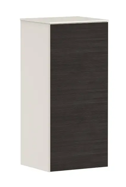 Hansgrohe Xevolos E - Armoire latérale 41x89x36 cm, 1 porte, charnières à gauche, beige mat/chêne foncé 54213730