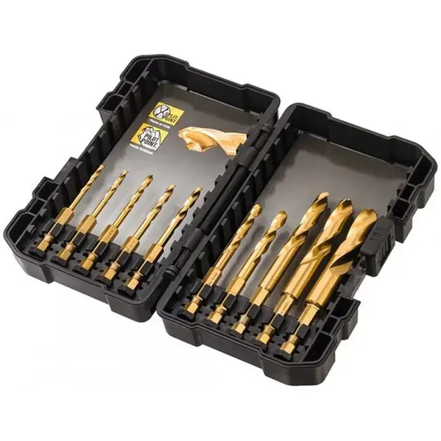 DeWALT - Set 10 forets à métaux DT50050