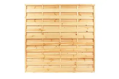 Ecran Bois pour Clôture – Alterné Droit – 45x1800mm Ht1,80m – Vert