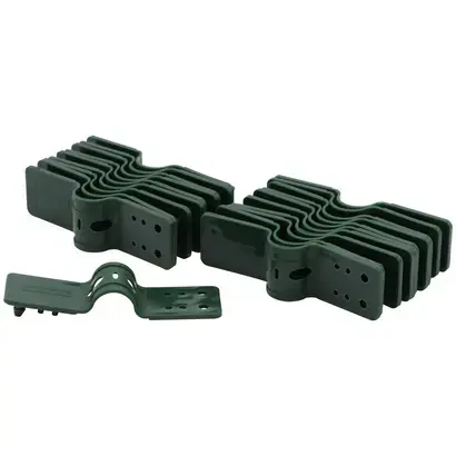 CLIP DE FIXATION POUR BRISE-VUE VERT 20 PCS