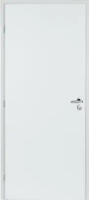 Bloc-porte COUPE FEU EI60 plane à chant dégraissés – Huisserie Neolys Feu 90 x 65MM  – Serrure 1 point – poussant droit – 204 x 93CM