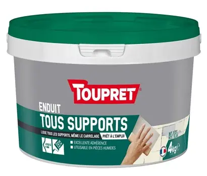 ENDUIT MULTI SUPPORTS 3 EN 1 EN PATE EN 4 KG