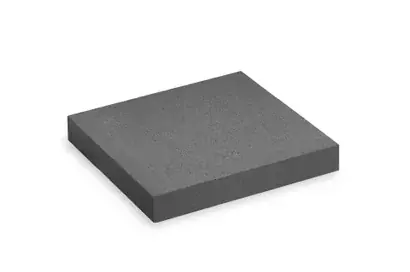 Chapeau plat pilier LISSE 40x40x6CM NOIR