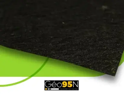 Géotextile usage privatif sous granulat foncé GEO 95N - 1x25m - 95g/m² 6KN PP/PES- Rouleau de 25m²
