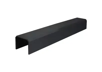 Profil de finition en U pour clôture EVOLU H27 – 30x23mm L.1,95m – Gris