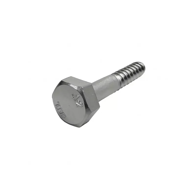 Vis à bois tête hexagonale (Tirefonds) - DIN 571 - M8 x 30 - Inox A2 - visserie bois