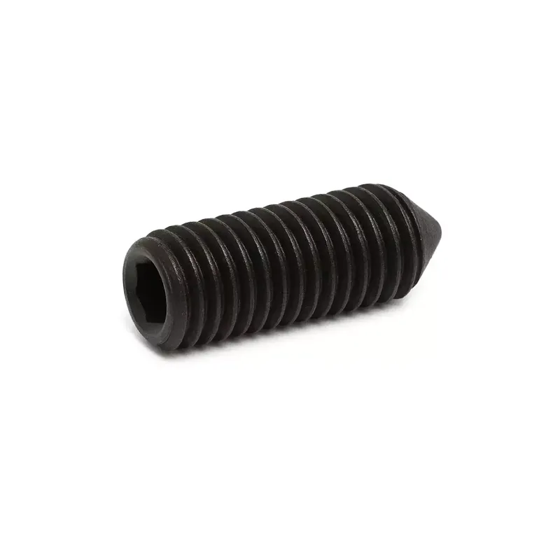 Vis sans tête à six pans creux - STHC - DIN 914 - M 12 x 90 - Bout pointeau - Acier 45H brut