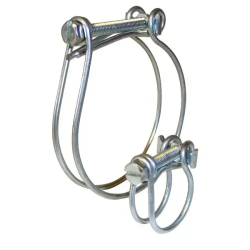 Collier double fil – Acier galvanisé W1