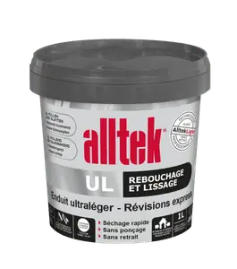 Enduit rebouchage, lissage allégée – UL