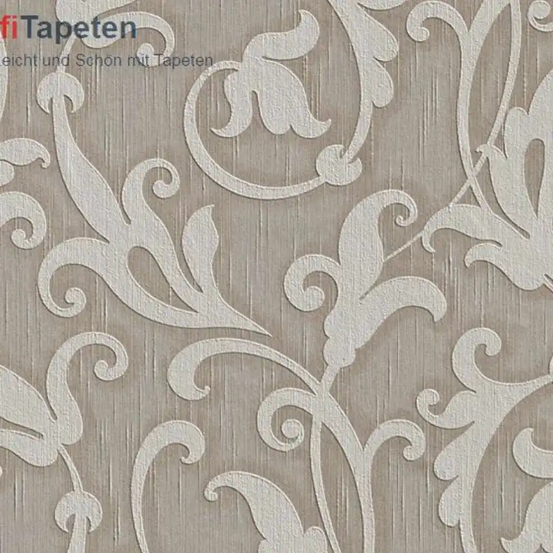 A.S. Creation Tessuto | 954906 | papier peint intissé floral | 0.53 m x 10.05 m | marron