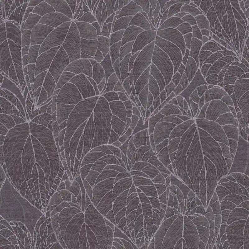 Papier Peint intissé 781285 Gris Mauve Motif Feuilles Daniel Hechter 7 A.S. Creation