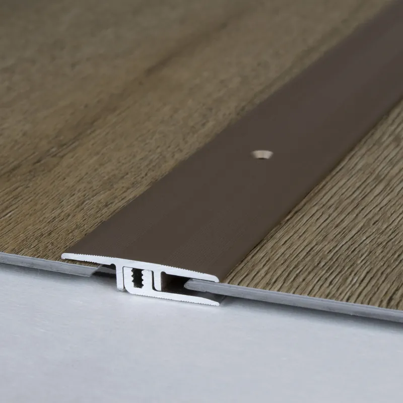 Barre de seuil sol stratifié | hauteur 5 – 9 mm | aluminium anodisé