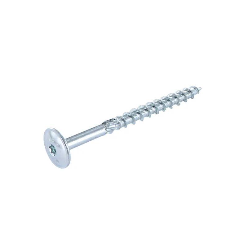 1 x VBA Vis bois agglo Tête disque TORX T40 10X200 Acier zingué