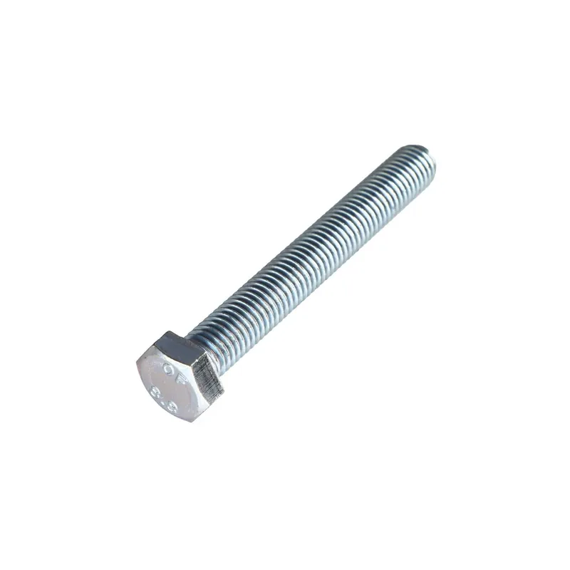 1 x Vis métaux Tête hexagonale TH M14X100 Classe 8.8 Acier zingué