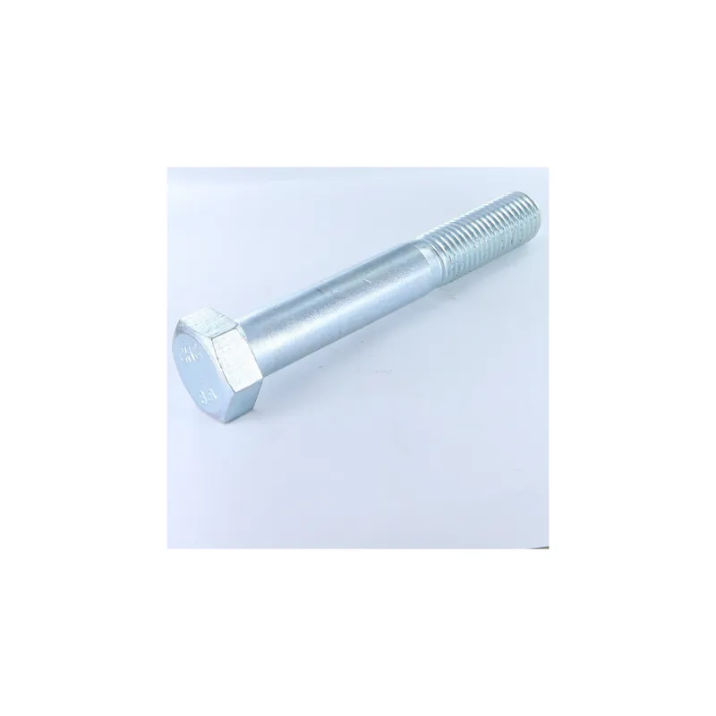 1 x Corps de boulon filetage partiel Tête hexagonale TH M22X120 Classe 8.8 Acier zingué