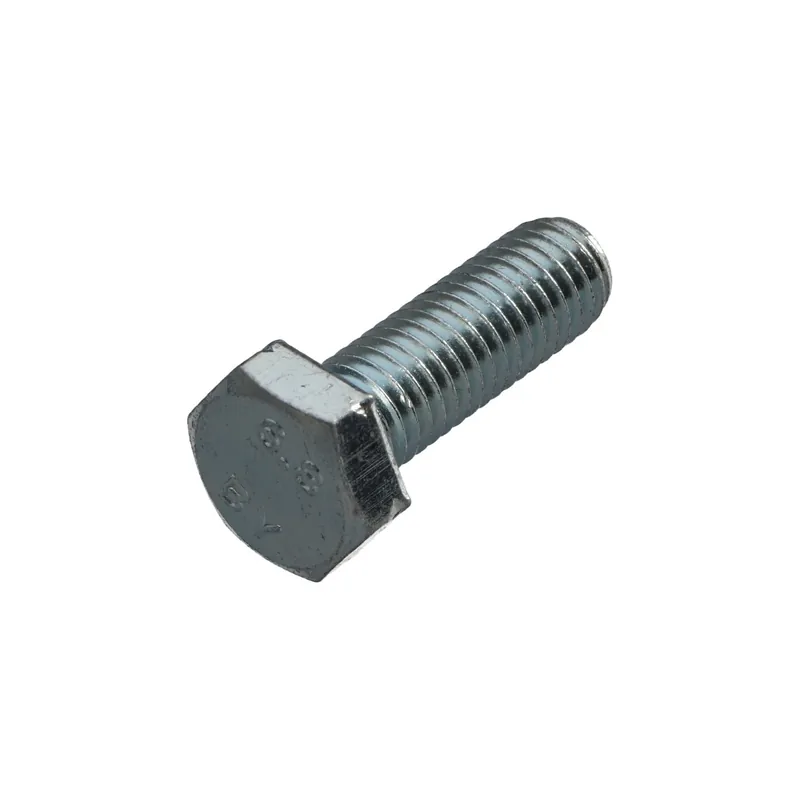 1 x Vis métaux Tête hexagonale TH M8X45 Classe 6.8 Acier zingué