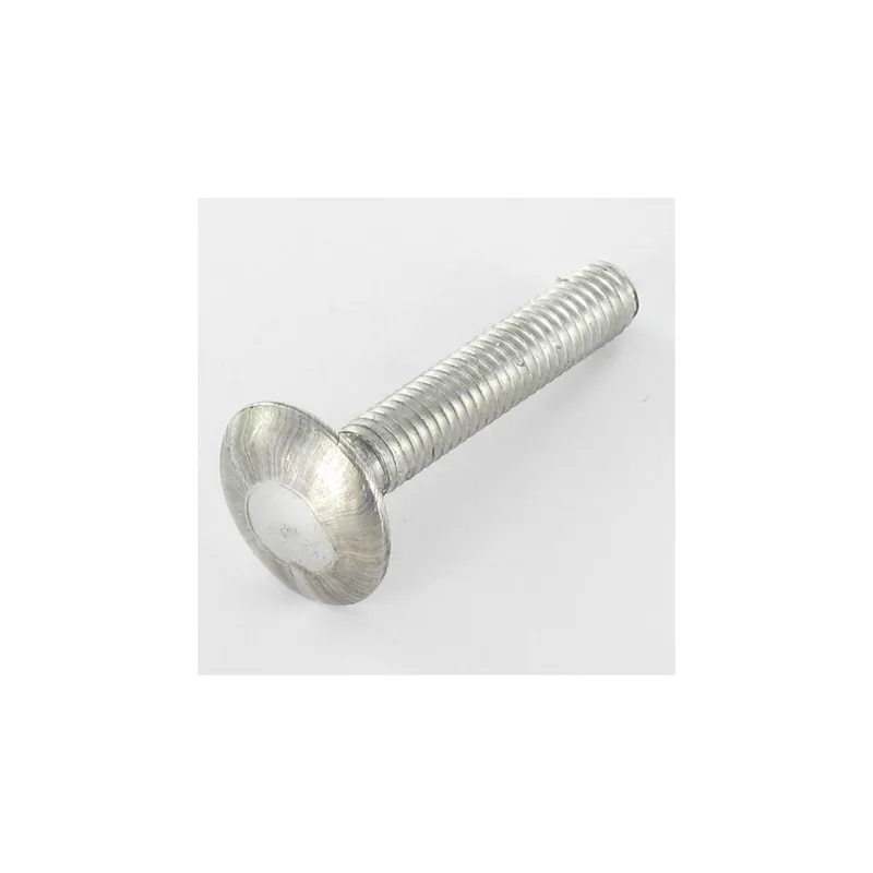 1 x TRCC JAPY tête ronde collet carré M8X80 Filetage total Acier zingué