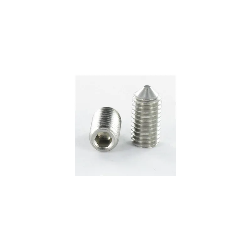 1 x Vis métaux Sans tête six pans creux (sthc) Clé de 6 HC6 M12X30 Bout pointeau Acier zingué