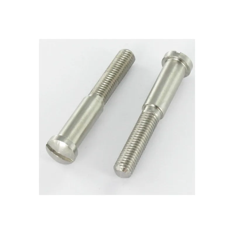 1 x Vis métaux Tête cylindrique TC Fendue Epaulé M5X21 8X40.3 Inox