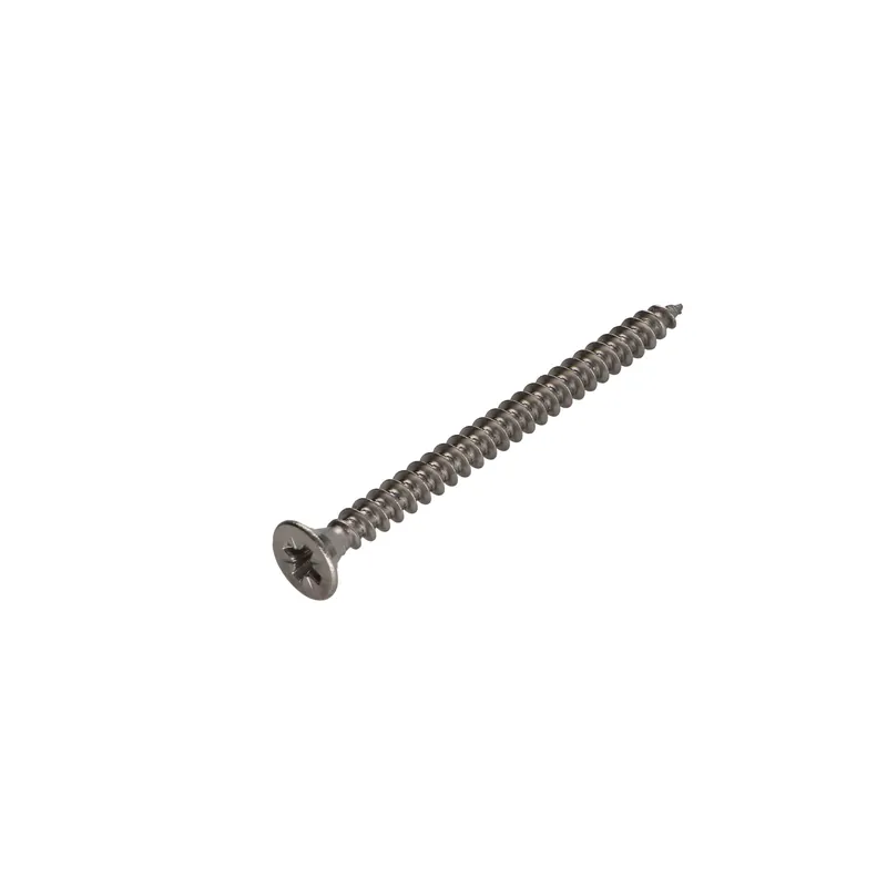 1 x VBA Vis bois agglo Inox A2 Tête fraisée Pozi 6X80