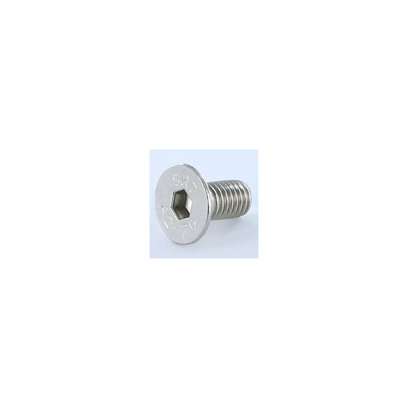 1 x Vis métaux Inox A2 FHC tête fraisée empreinte hexagonale creuse Clé de 5 HC5 M8X18 Filetage total