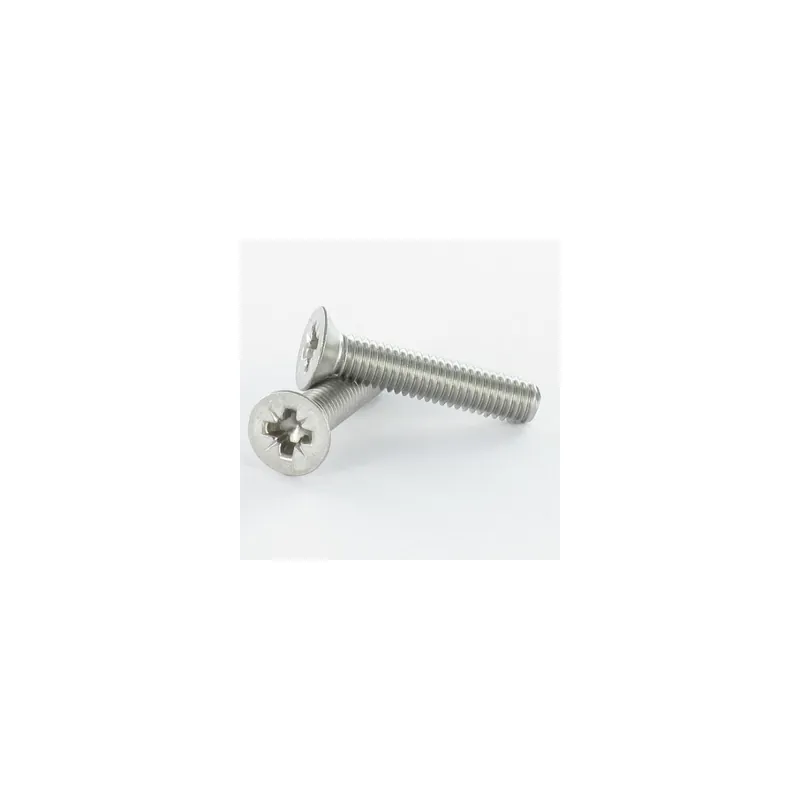 1 x Vis métaux Tête fraisée Pozi M4X40 Inox A4