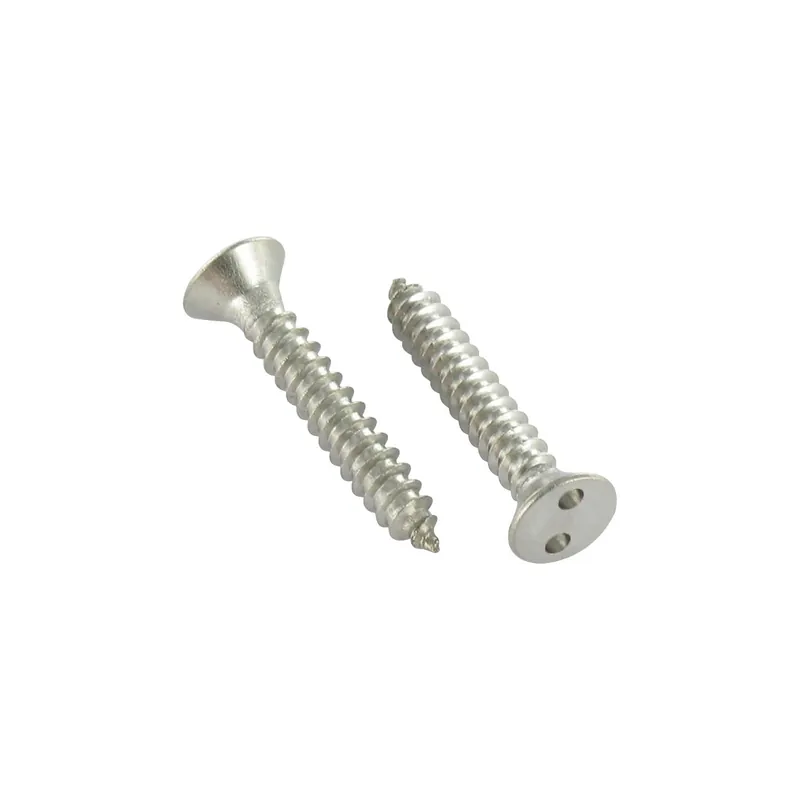 1 x Vis tôle Inviolable Tête fraisée Snake eyes 3.5X25 Inox A2