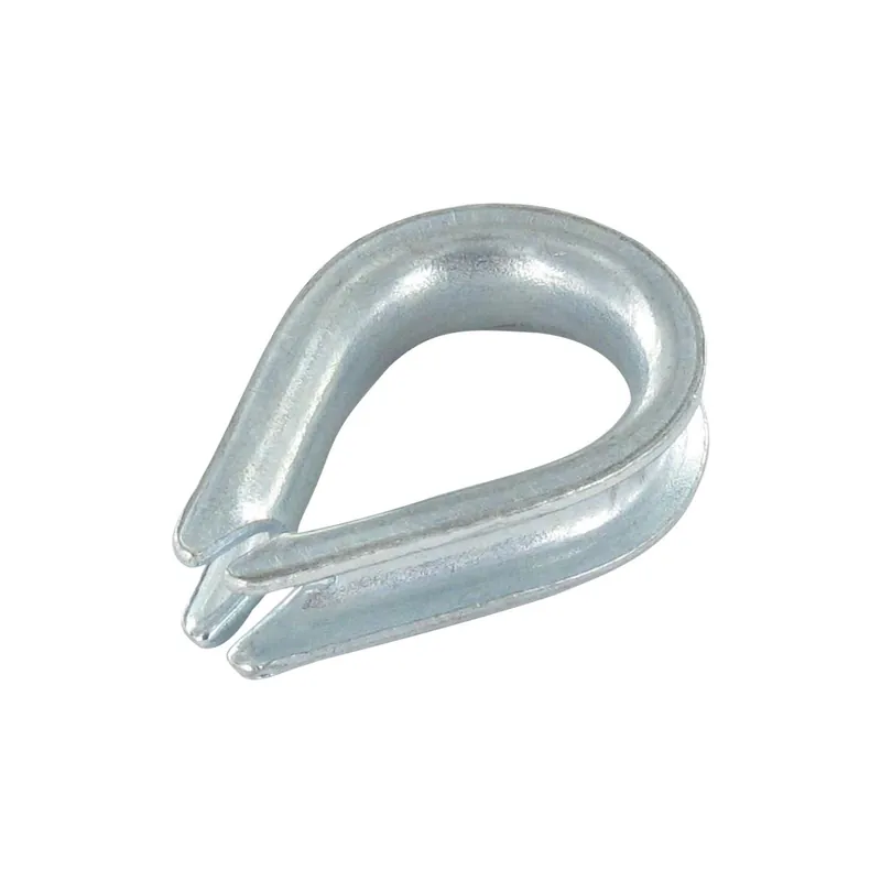 1 x Cosse coeur LEGERE Pour Câble De 18 Acier zingué