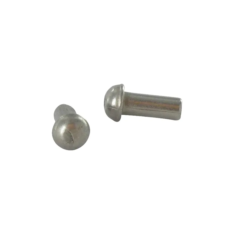 1 x Rivet à frapper Tête ronde TR Inox A2 6X10