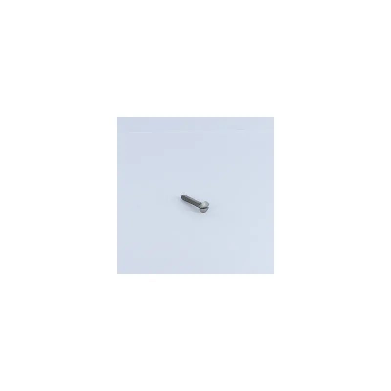 1 x Vis métaux Tête fraisée bombée TFB Fendue M3X25 Acier brut microvis