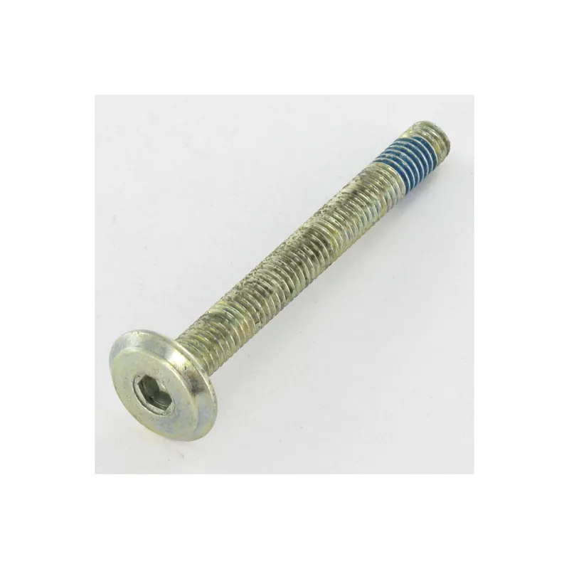 1 x Vis métaux tête plate Clé de 4 HC4 M6X35 Frein filet Acier zingué