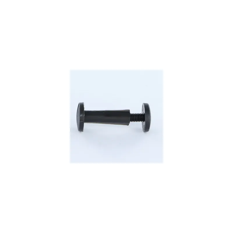 1 x Vis relieur M6X15 Diamètre Tube 8 nylon noir 2 pièces Mâle femelle
